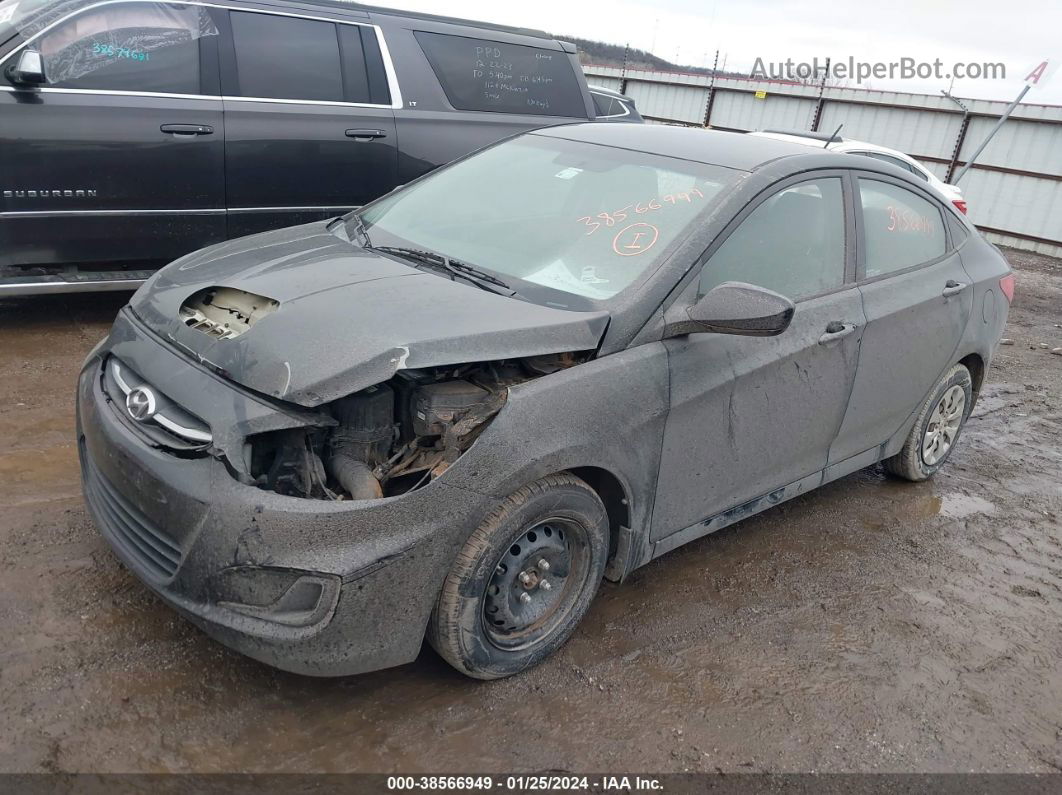 2015 Hyundai Accent Gls Gray vin: KMHCT4AE5FU916773