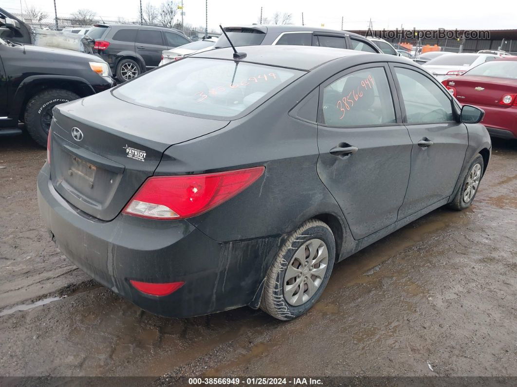 2015 Hyundai Accent Gls Gray vin: KMHCT4AE5FU916773