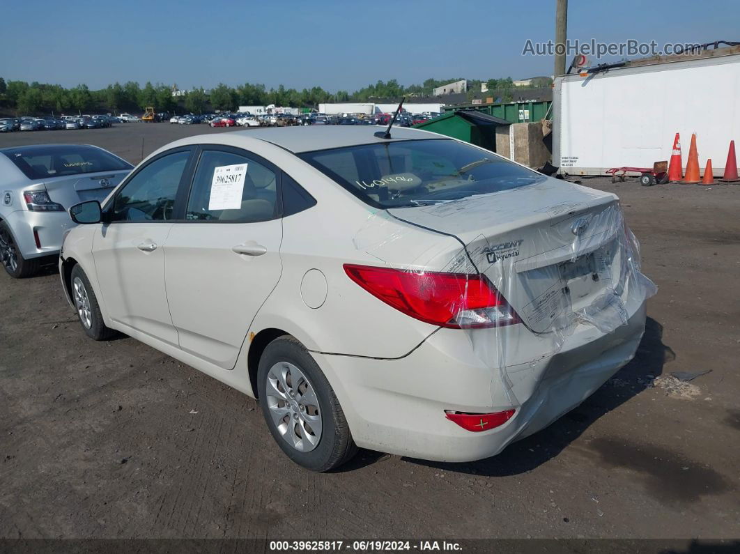 2015 Hyundai Accent Gls Cream vin: KMHCT4AE5FU932455