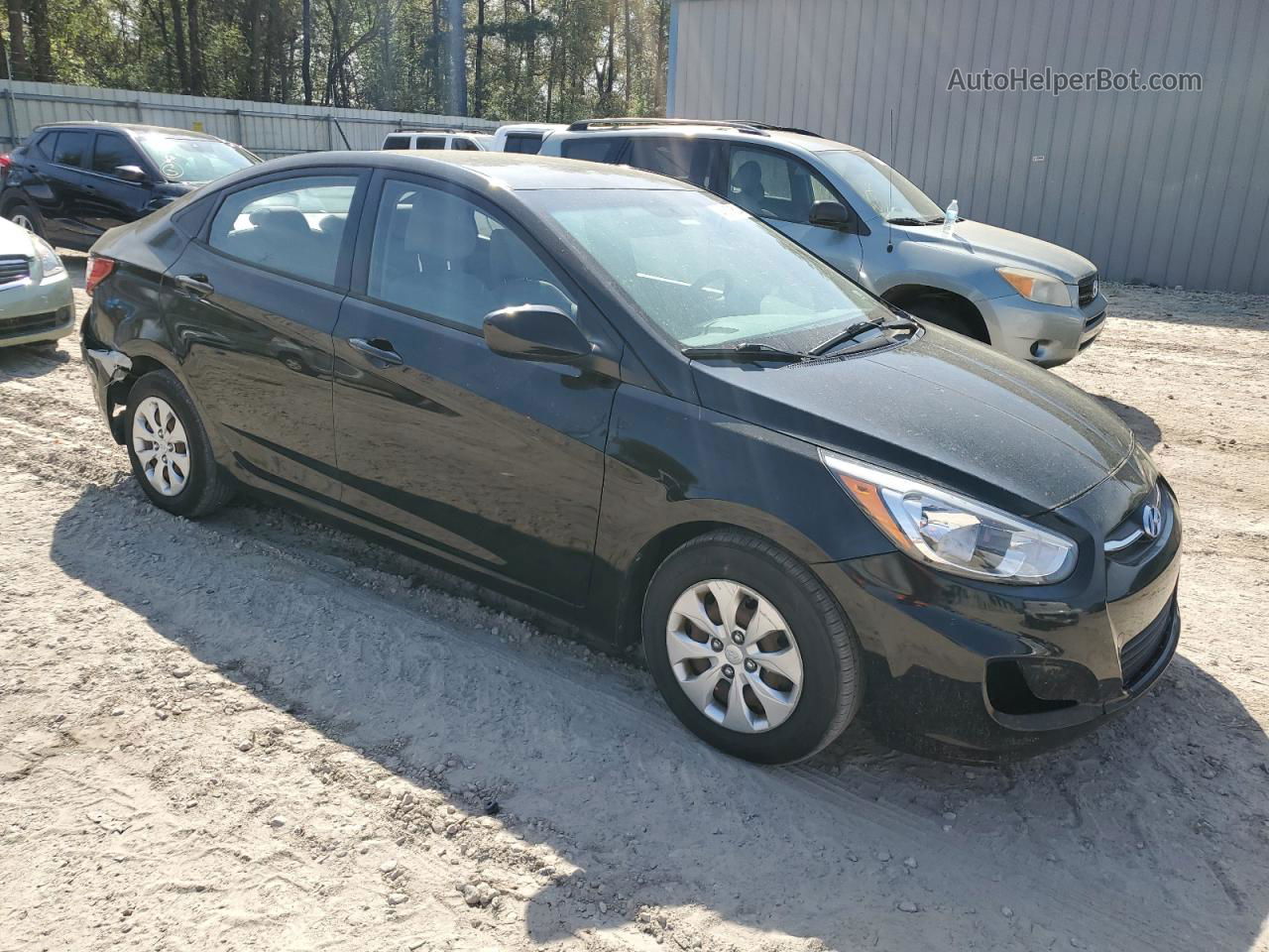 2016 Hyundai Accent Se Black vin: KMHCT4AE5GU003142