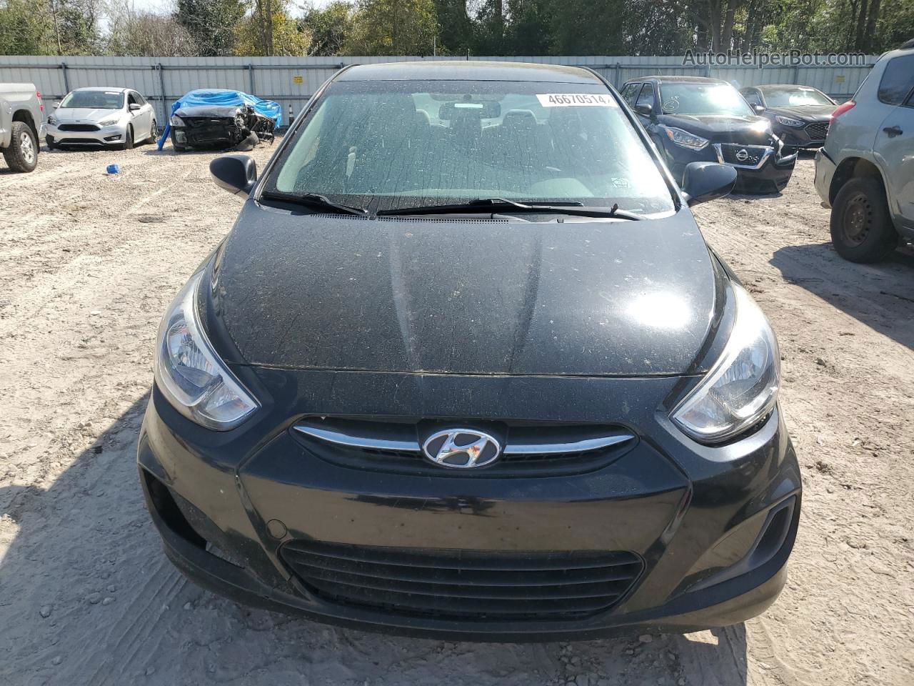 2016 Hyundai Accent Se Black vin: KMHCT4AE5GU003142