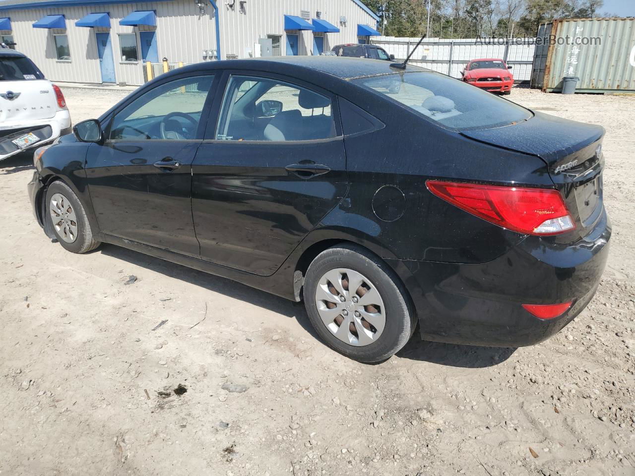 2016 Hyundai Accent Se Черный vin: KMHCT4AE5GU003142