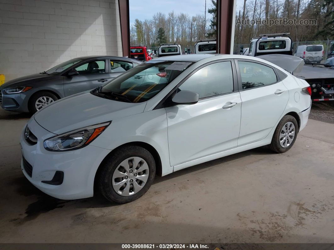 2016 Hyundai Accent Se White vin: KMHCT4AE5GU013332