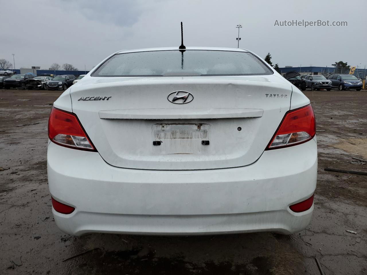 2016 Hyundai Accent Se Белый vin: KMHCT4AE5GU014433