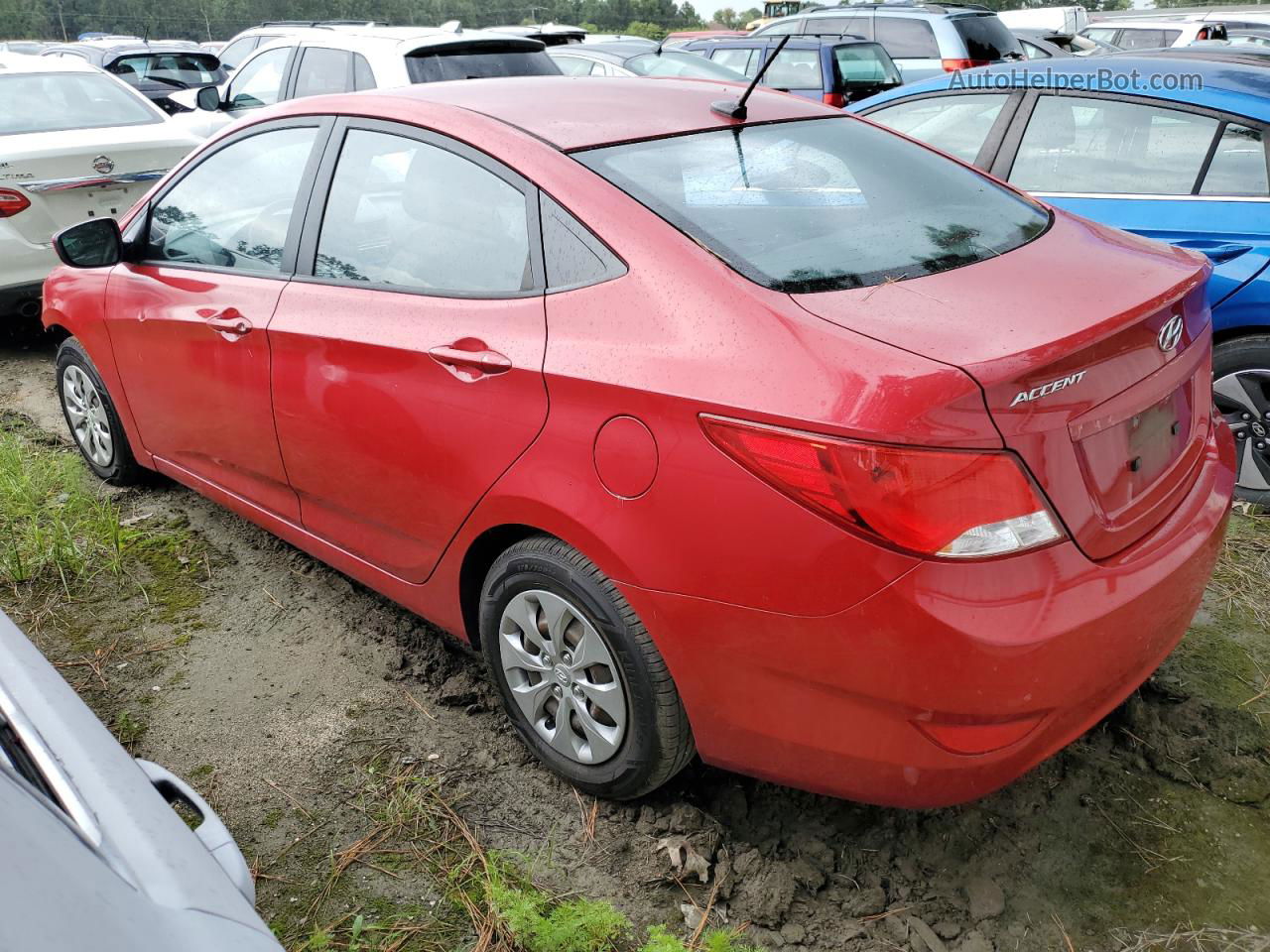 2016 Hyundai Accent Se Red vin: KMHCT4AE5GU017865