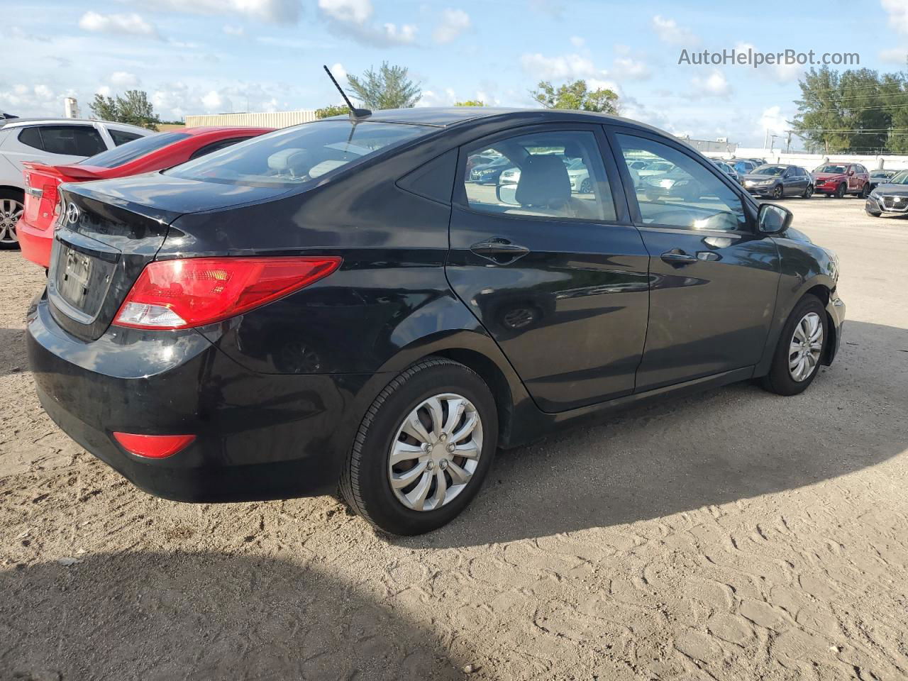 2016 Hyundai Accent Se Black vin: KMHCT4AE5GU052065