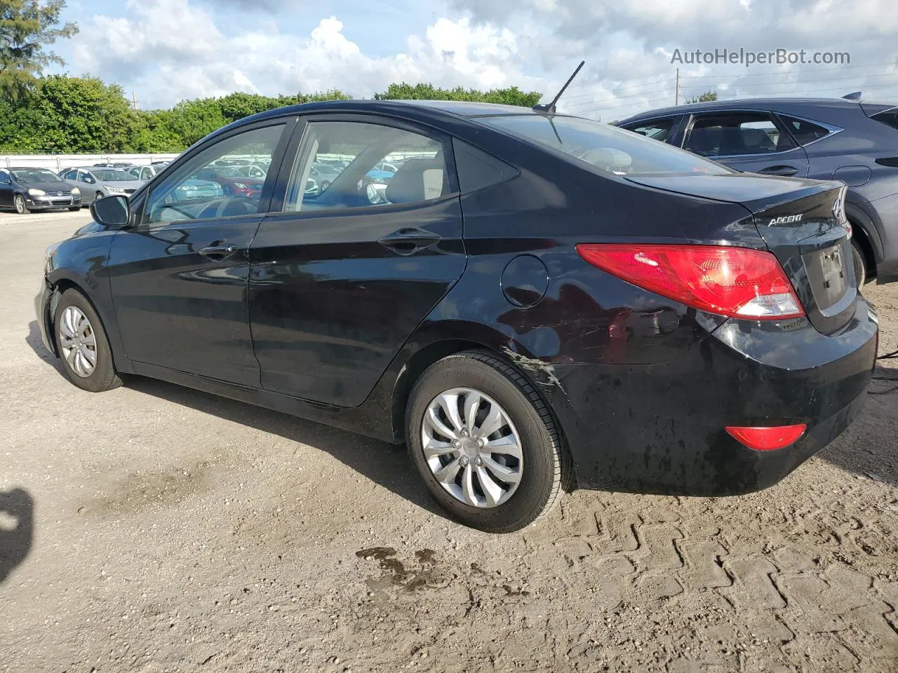 2016 Hyundai Accent Se Black vin: KMHCT4AE5GU052065