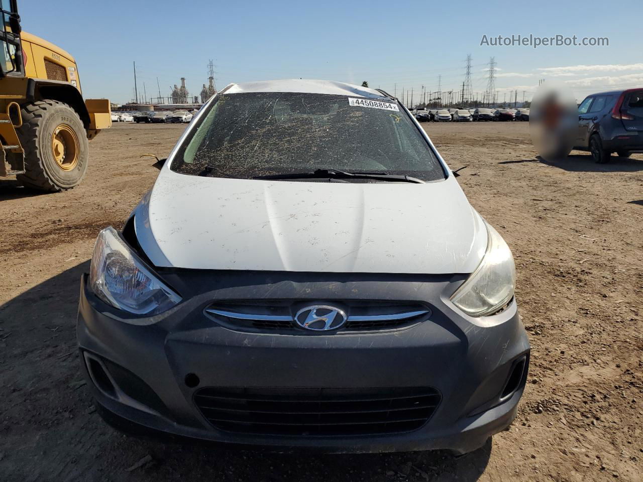 2016 Hyundai Accent Se White vin: KMHCT4AE5GU053409