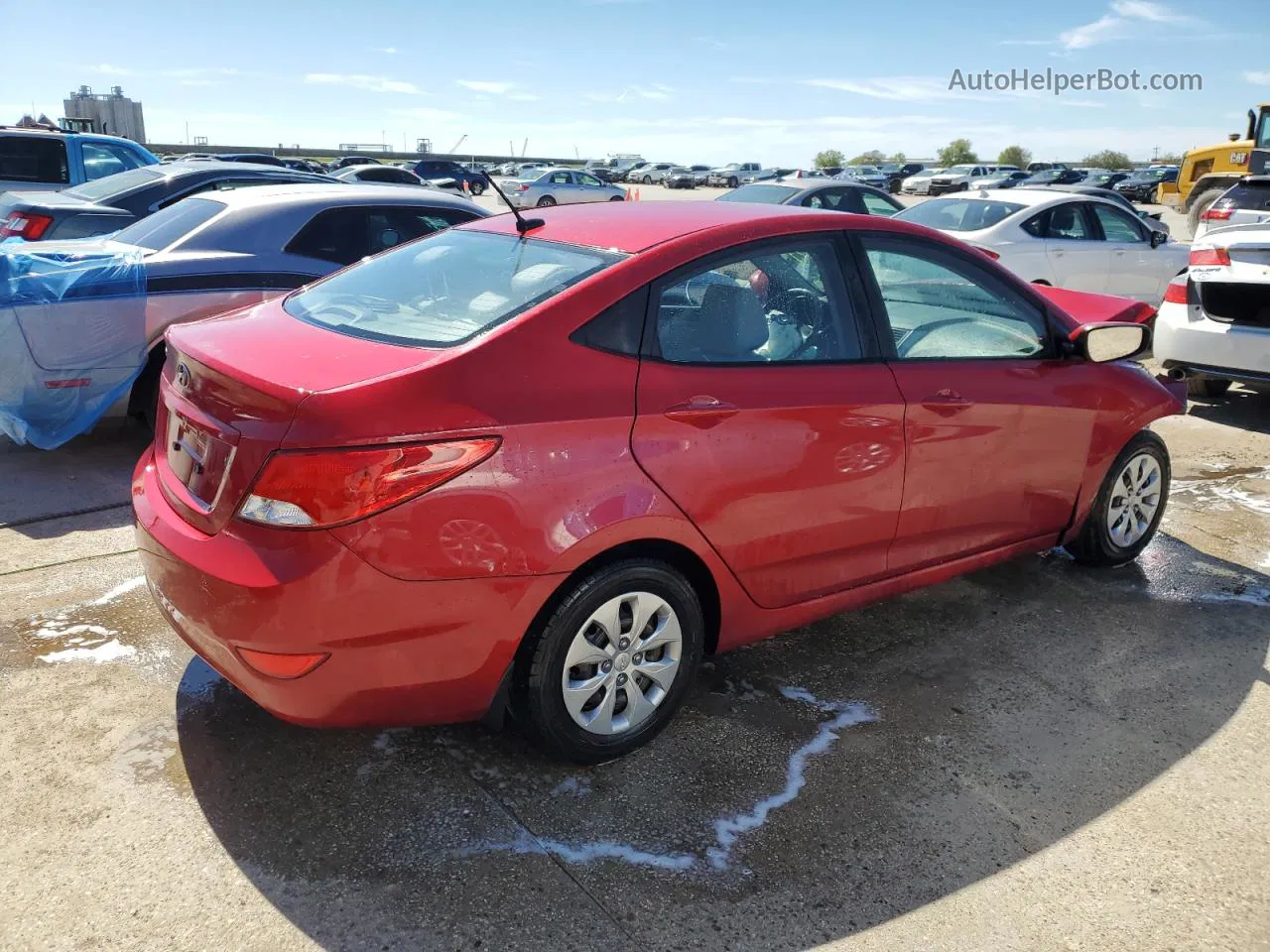 2016 Hyundai Accent Se Красный vin: KMHCT4AE5GU116833