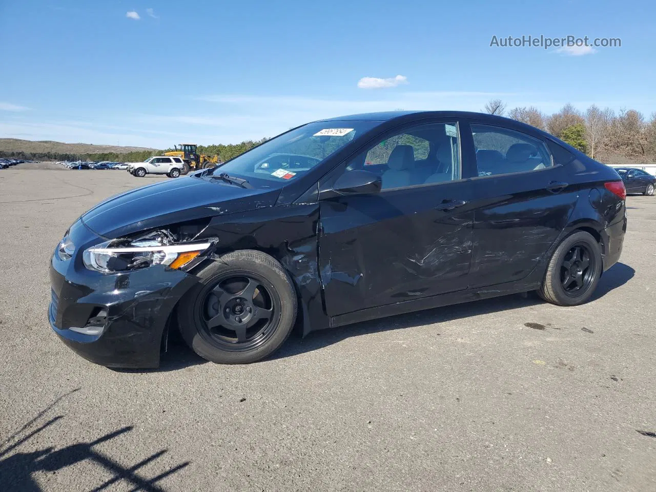 2016 Hyundai Accent Se Black vin: KMHCT4AE5GU131087