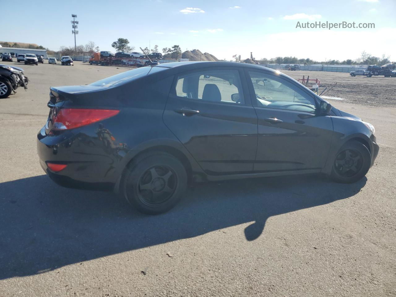 2016 Hyundai Accent Se Black vin: KMHCT4AE5GU131087