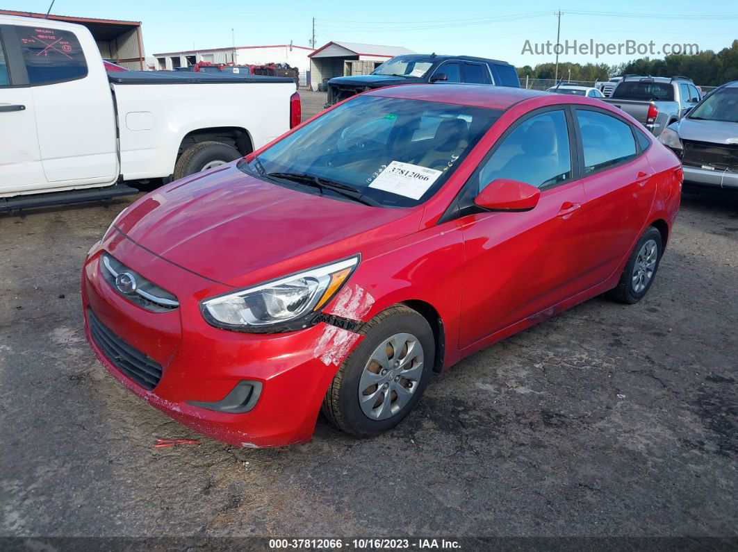 2016 Hyundai Accent Se Red vin: KMHCT4AE5GU134233