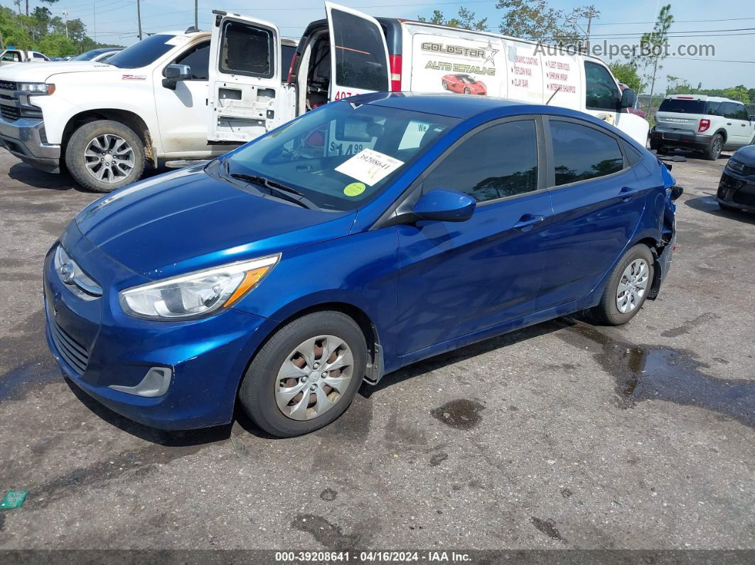 2016 Hyundai Accent Se Blue vin: KMHCT4AE5GU137293