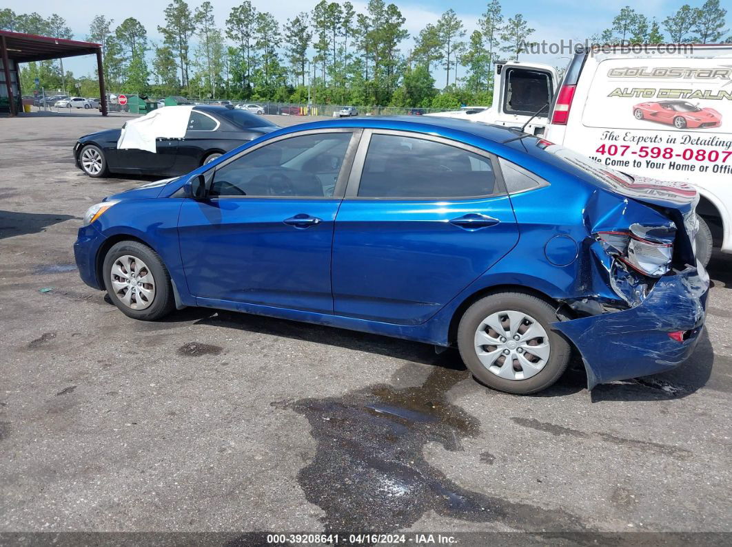 2016 Hyundai Accent Se Blue vin: KMHCT4AE5GU137293