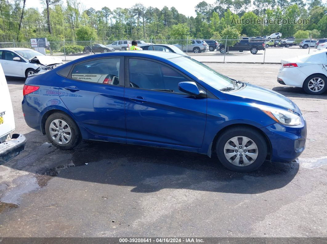 2016 Hyundai Accent Se Blue vin: KMHCT4AE5GU137293