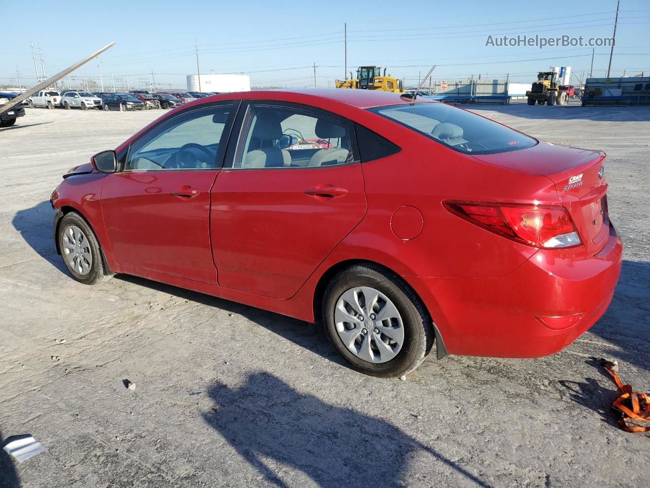 2016 Hyundai Accent Se Красный vin: KMHCT4AE5GU141635