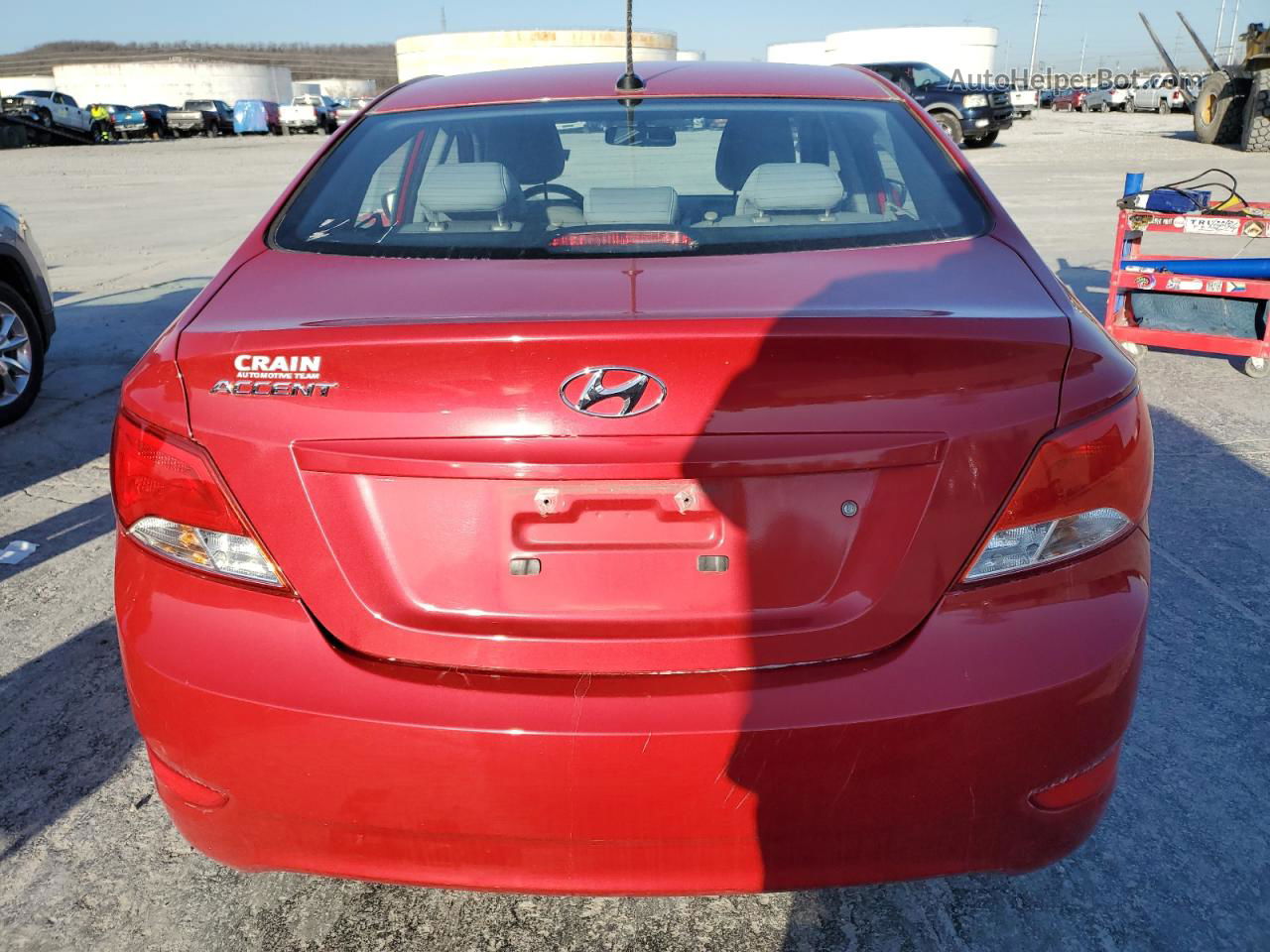 2016 Hyundai Accent Se Red vin: KMHCT4AE5GU141635