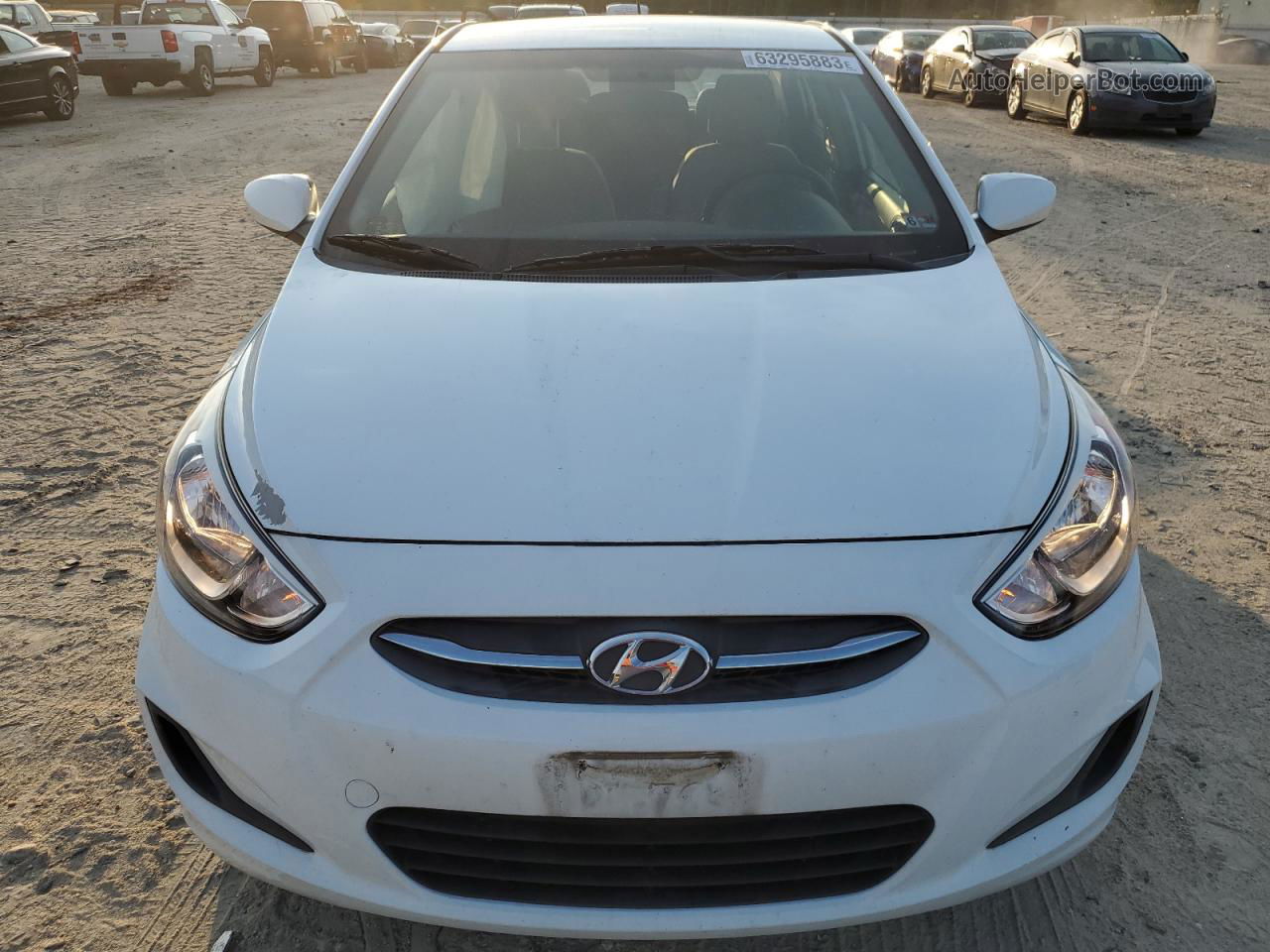 2016 Hyundai Accent Se White vin: KMHCT4AE5GU158788