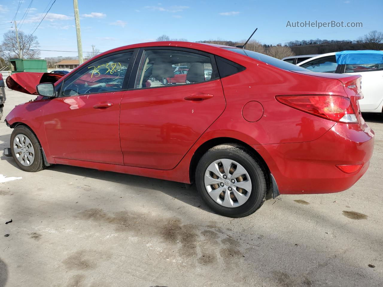 2016 Hyundai Accent Se Red vin: KMHCT4AE5GU164185