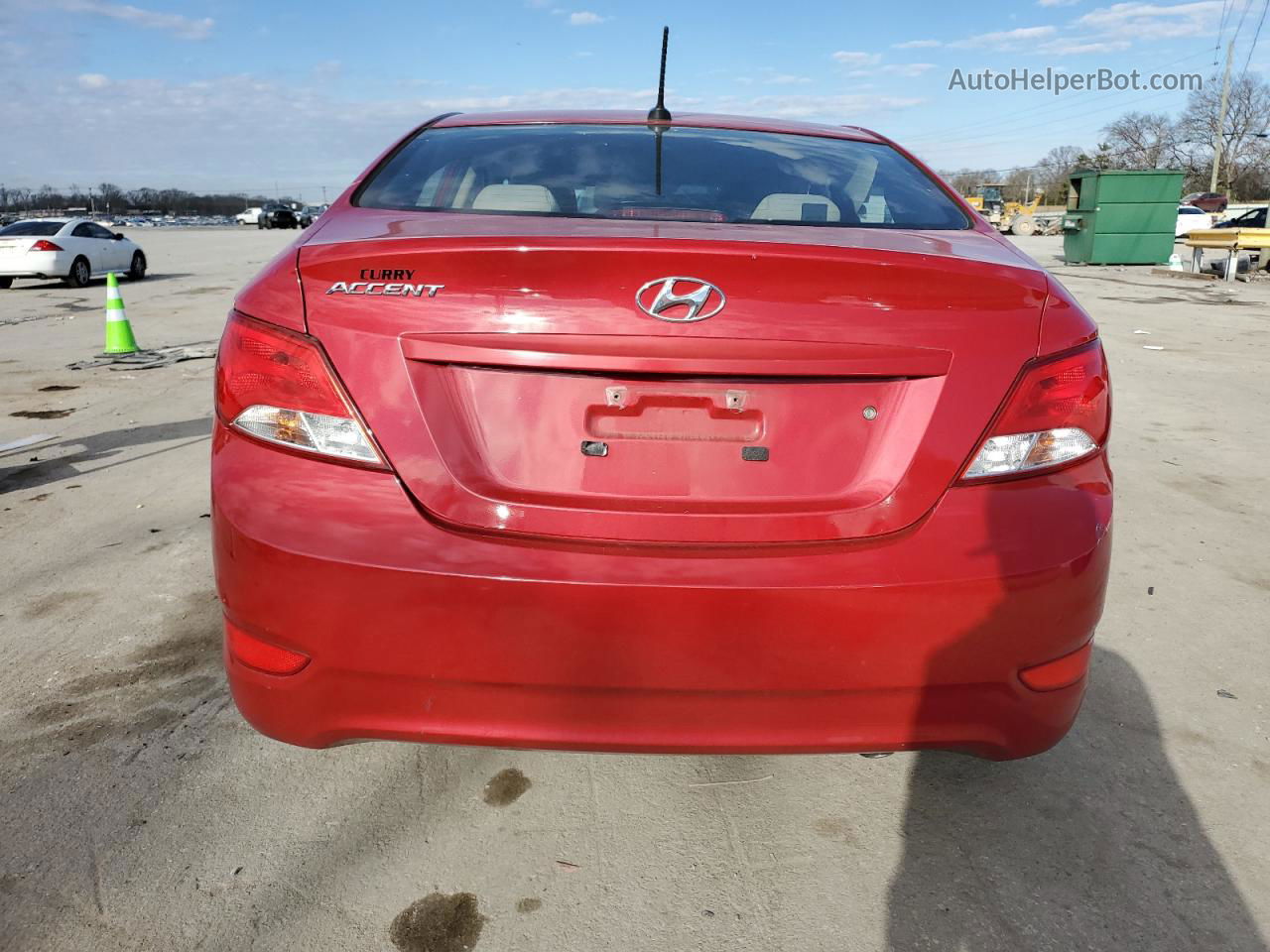 2016 Hyundai Accent Se Red vin: KMHCT4AE5GU164185