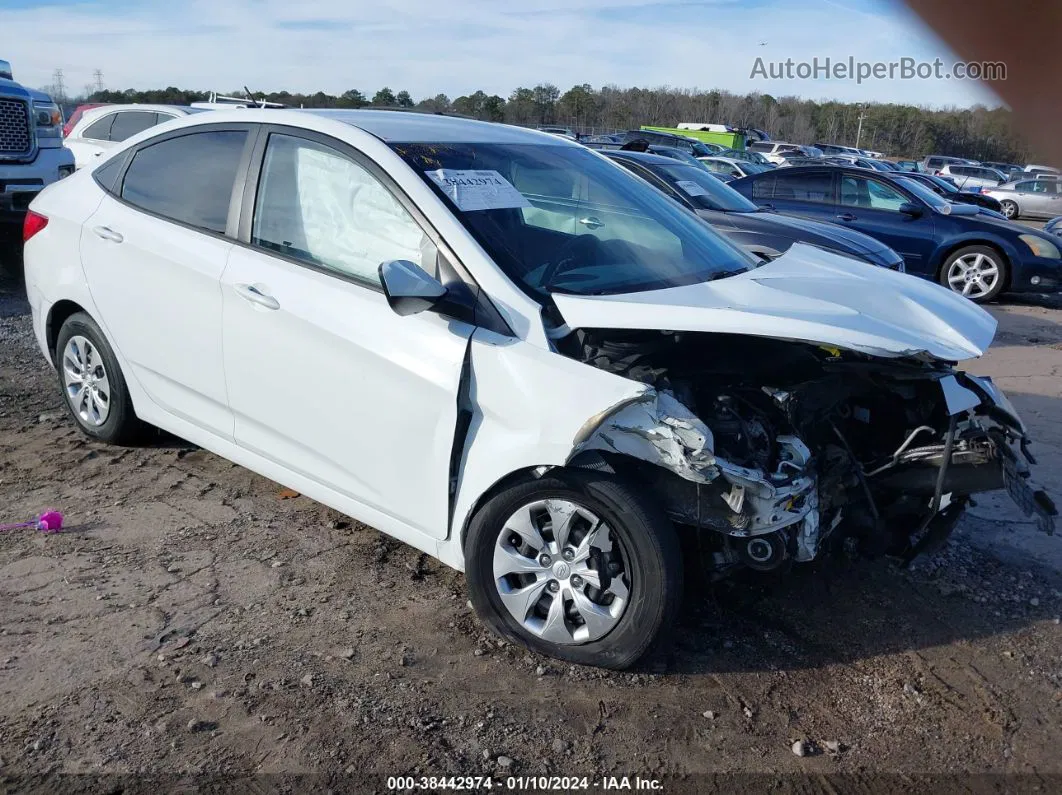 2016 Hyundai Accent Se White vin: KMHCT4AE5GU946843