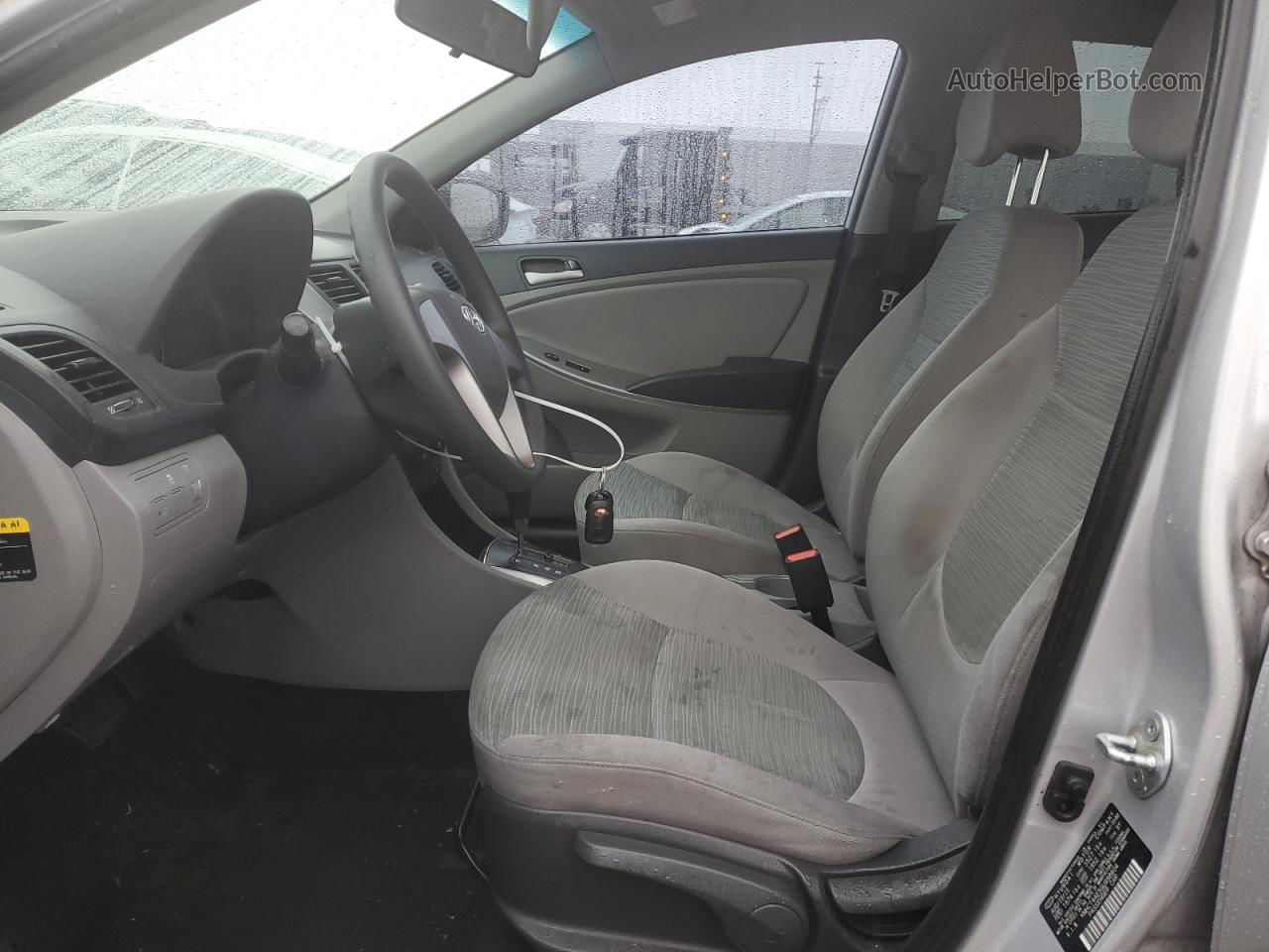 2016 Hyundai Accent Se Серебряный vin: KMHCT4AE5GU998604