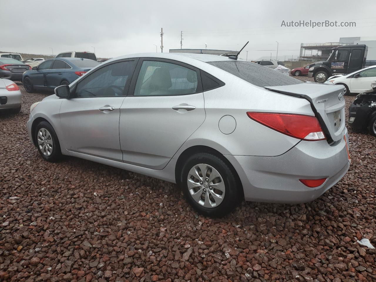 2016 Hyundai Accent Se Silver vin: KMHCT4AE5GU998604