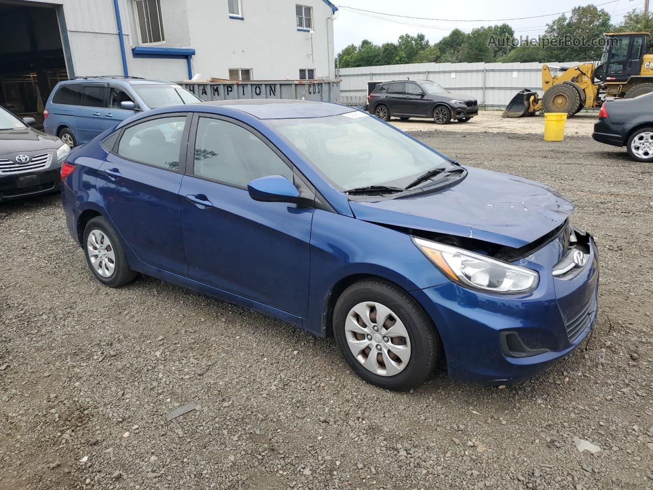 2017 Hyundai Accent Se Синий vin: KMHCT4AE5HU186351