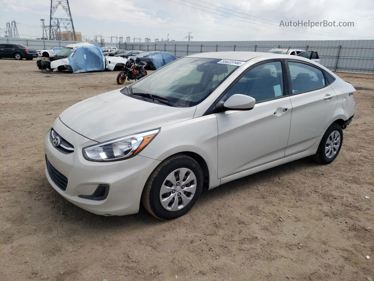 2017 Hyundai Accent Se Tan vin: KMHCT4AE5HU190352