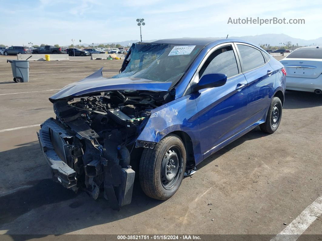 2017 Hyundai Accent Se Blue vin: KMHCT4AE5HU205688