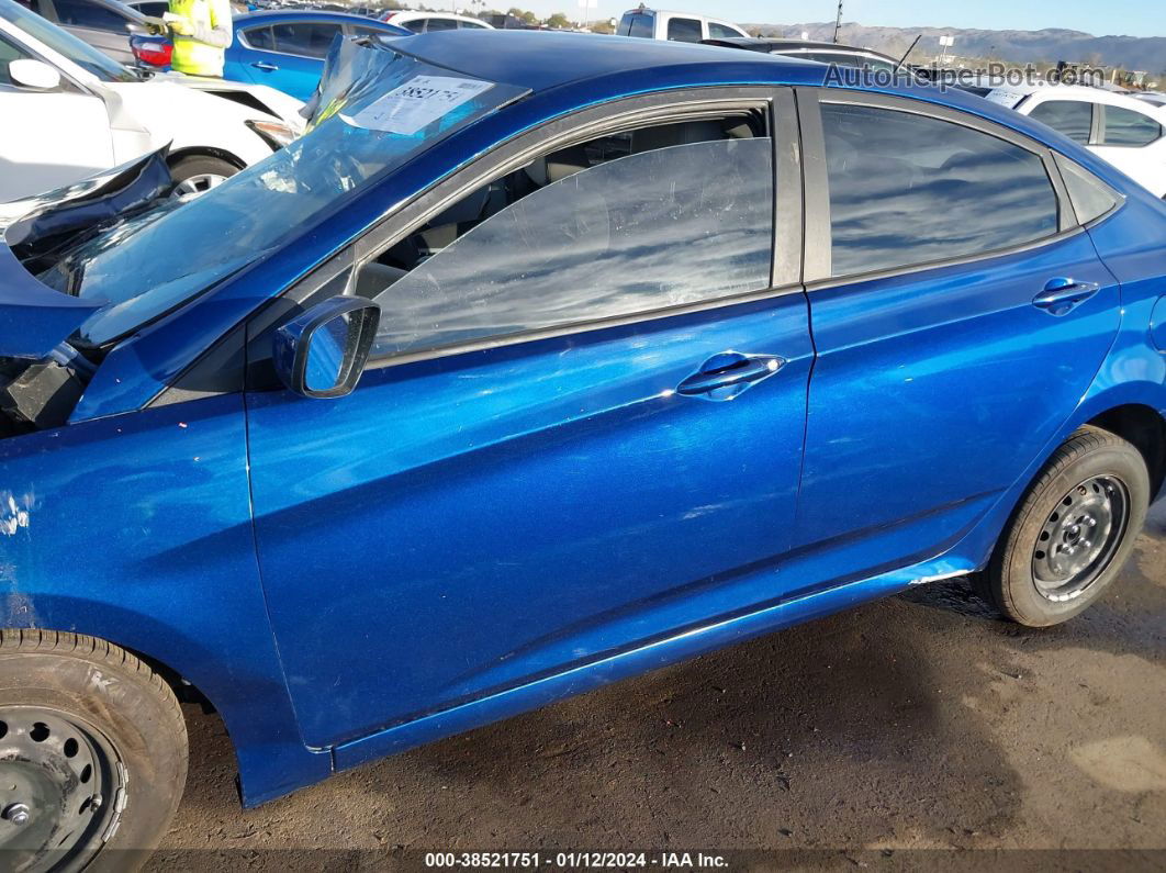 2017 Hyundai Accent Se Blue vin: KMHCT4AE5HU205688