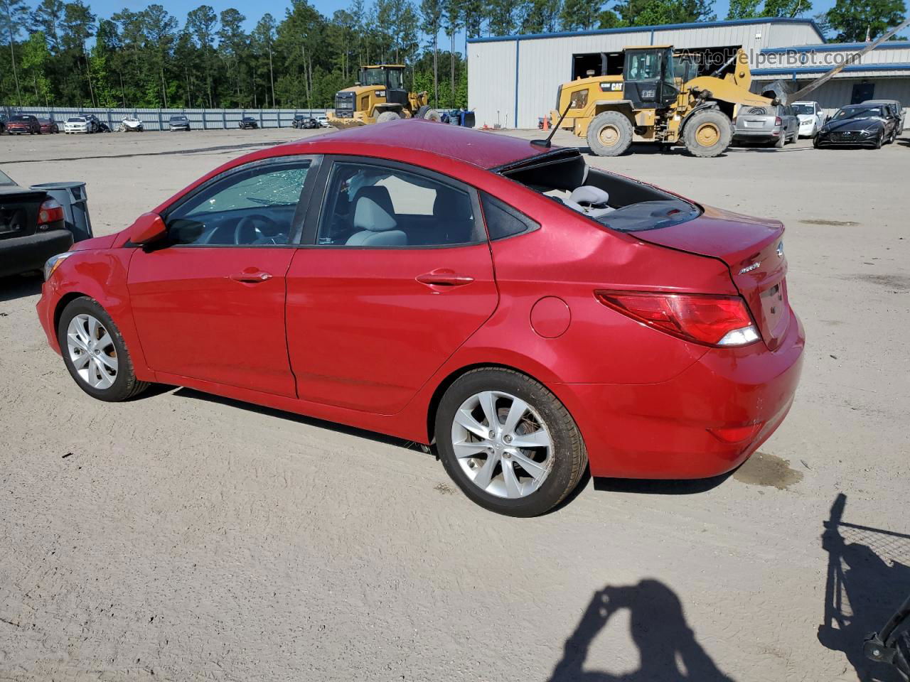 2017 Hyundai Accent Se Красный vin: KMHCT4AE5HU221860