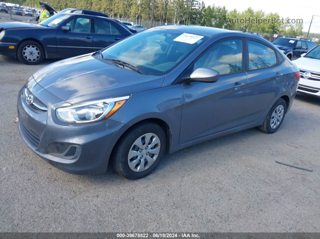 2017 Hyundai Accent Se Синий vin: KMHCT4AE5HU247441