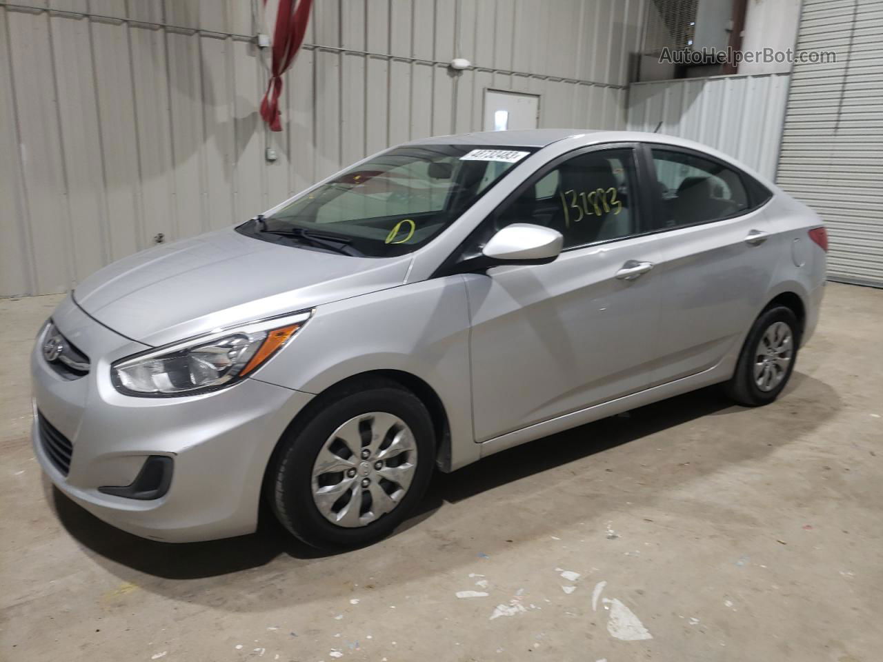 2017 Hyundai Accent Se Silver vin: KMHCT4AE5HU288328