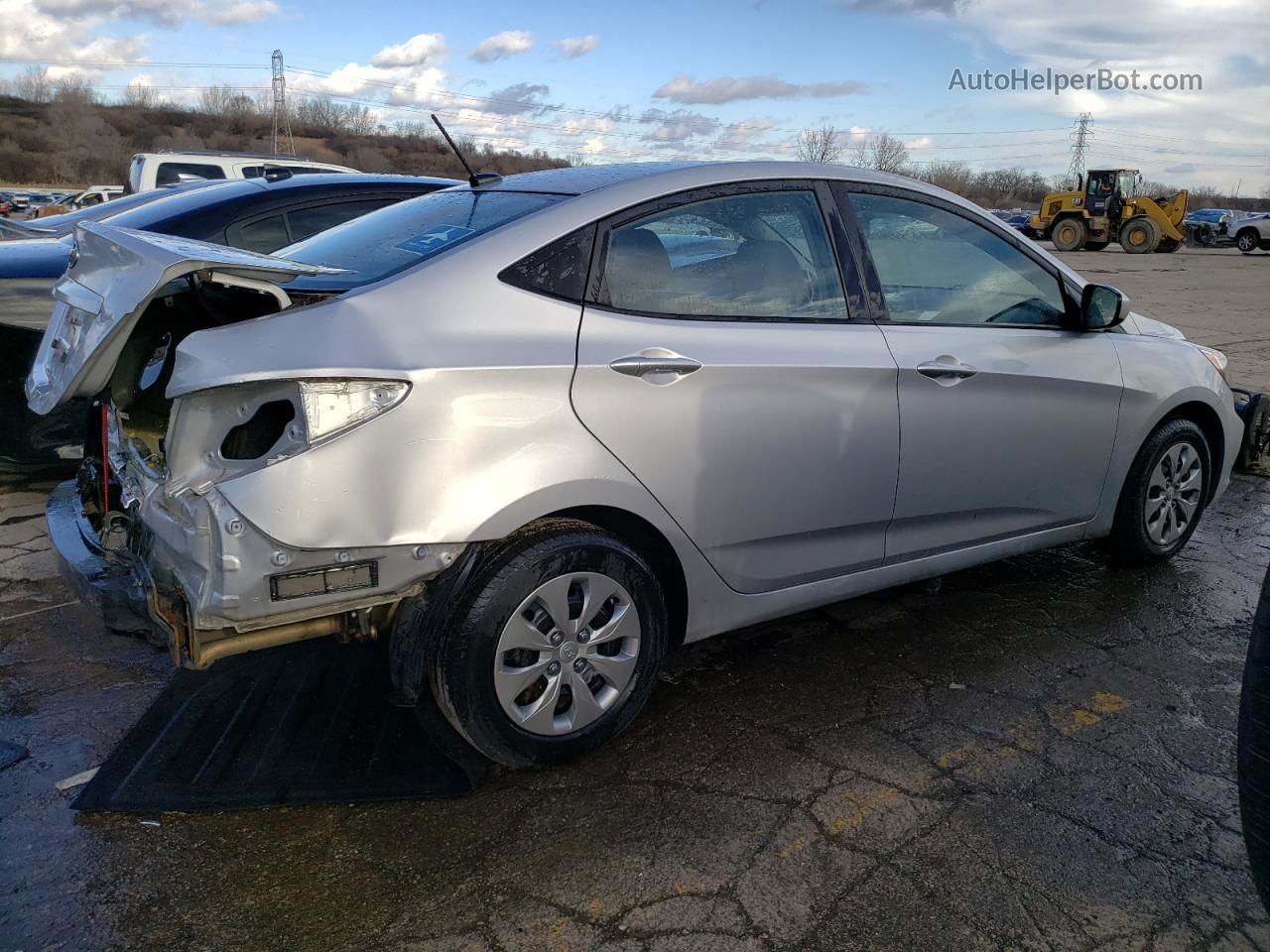 2017 Hyundai Accent Se Silver vin: KMHCT4AE5HU293092