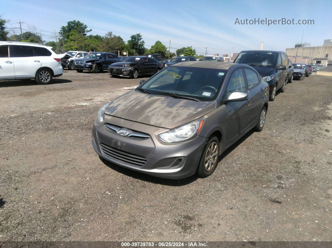 2014 Hyundai Accent Gls Gray vin: KMHCT4AE6EU664210