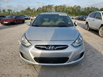 2014 Hyundai Accent Gls Silver vin: KMHCT4AE6EU774495