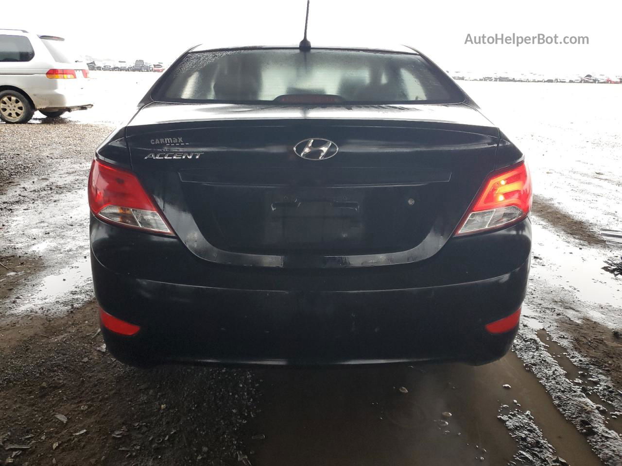 2015 Hyundai Accent Gls Black vin: KMHCT4AE6FU803625