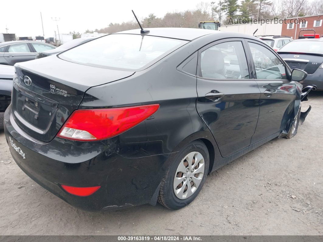 2015 Hyundai Accent Gls Black vin: KMHCT4AE6FU803771