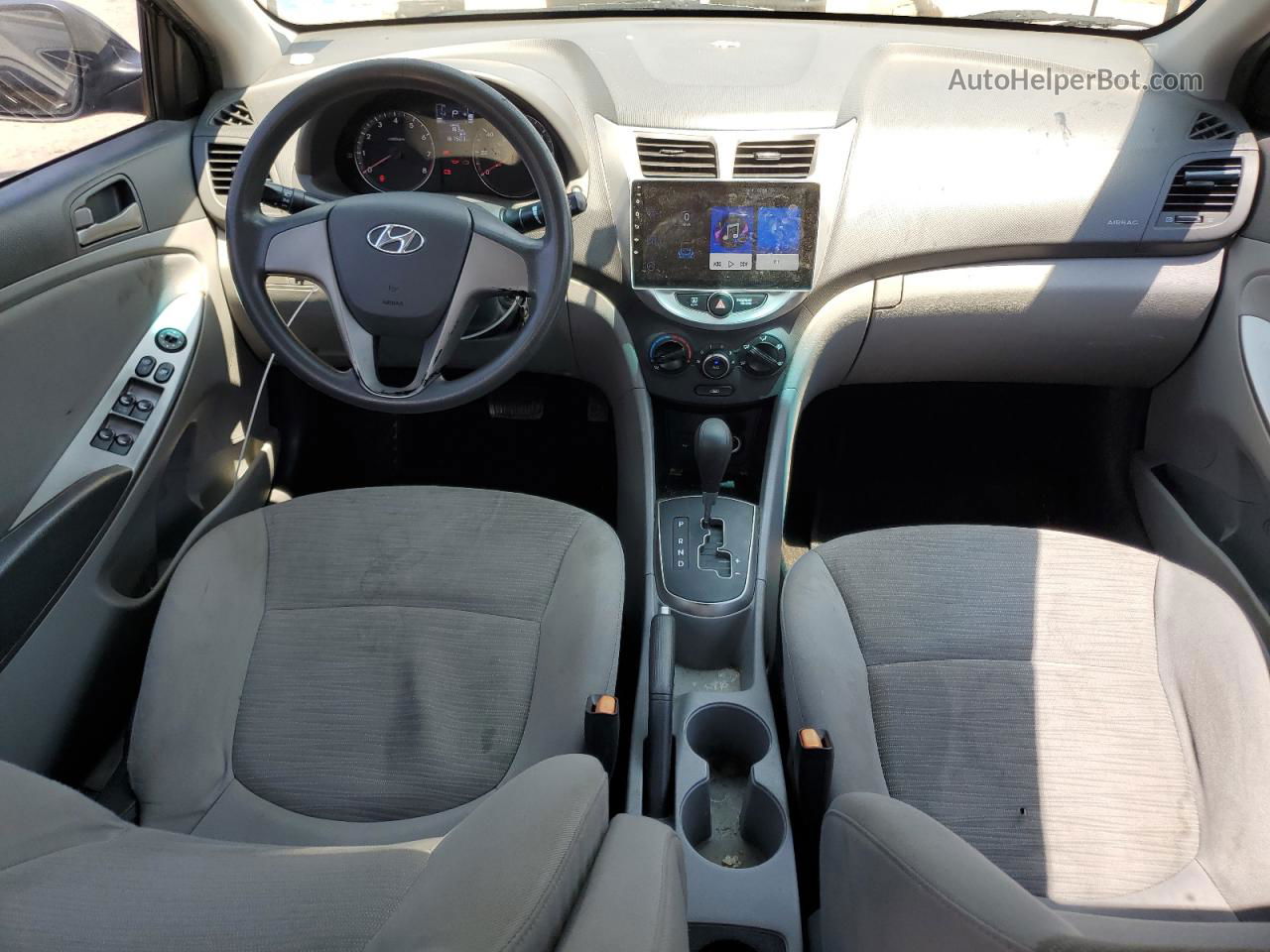 2015 Hyundai Accent Gls Черный vin: KMHCT4AE6FU804144