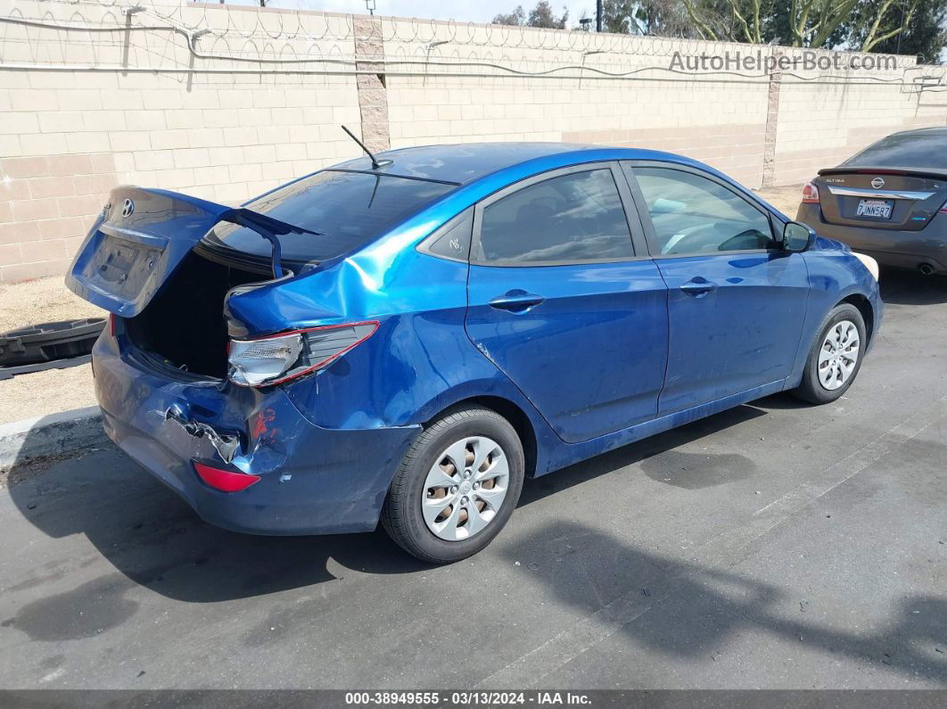 2015 Hyundai Accent Gls Blue vin: KMHCT4AE6FU831537