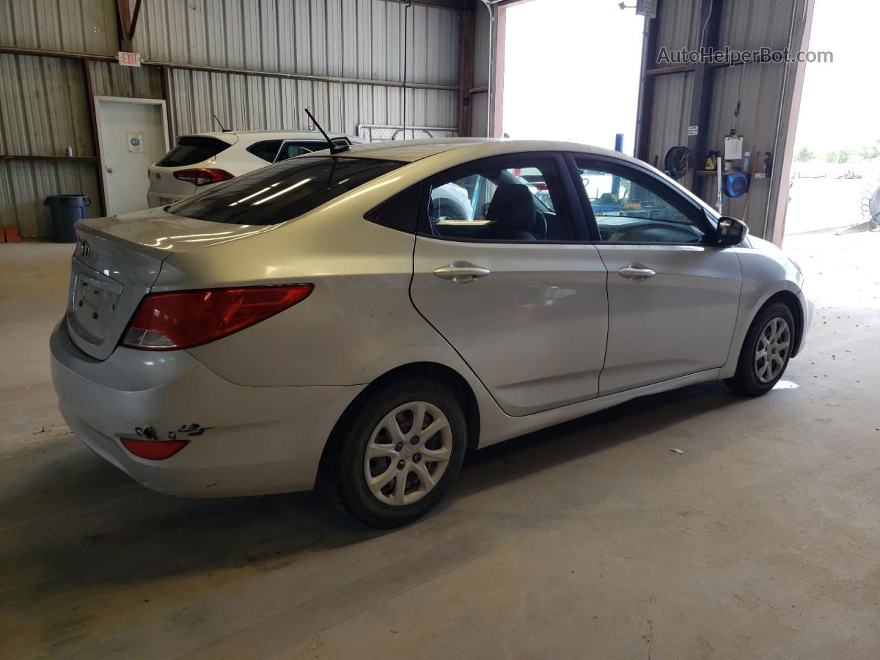 2015 Hyundai Accent Gls Silver vin: KMHCT4AE6FU860259