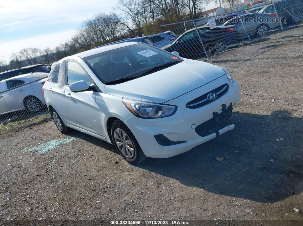 2015 Hyundai Accent Gls White vin: KMHCT4AE6FU876834