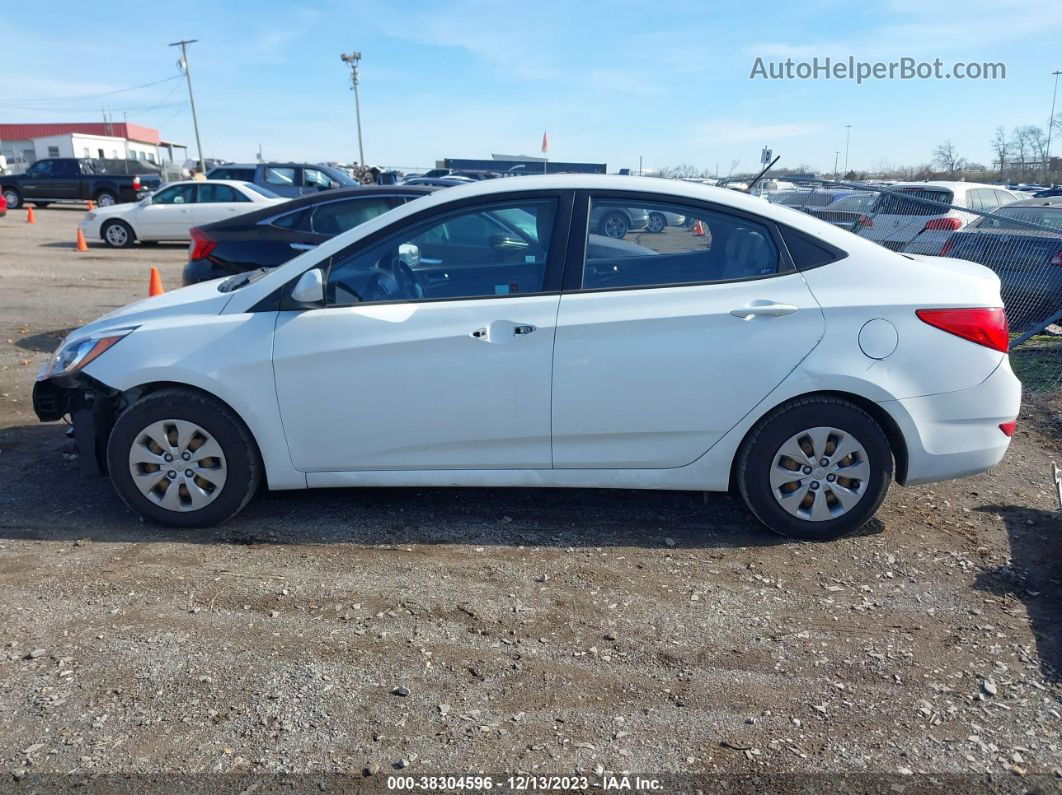 2015 Hyundai Accent Gls White vin: KMHCT4AE6FU876834