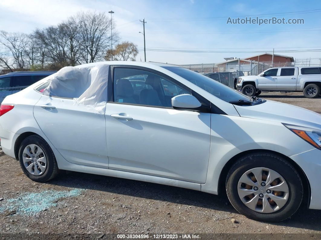 2015 Hyundai Accent Gls White vin: KMHCT4AE6FU876834