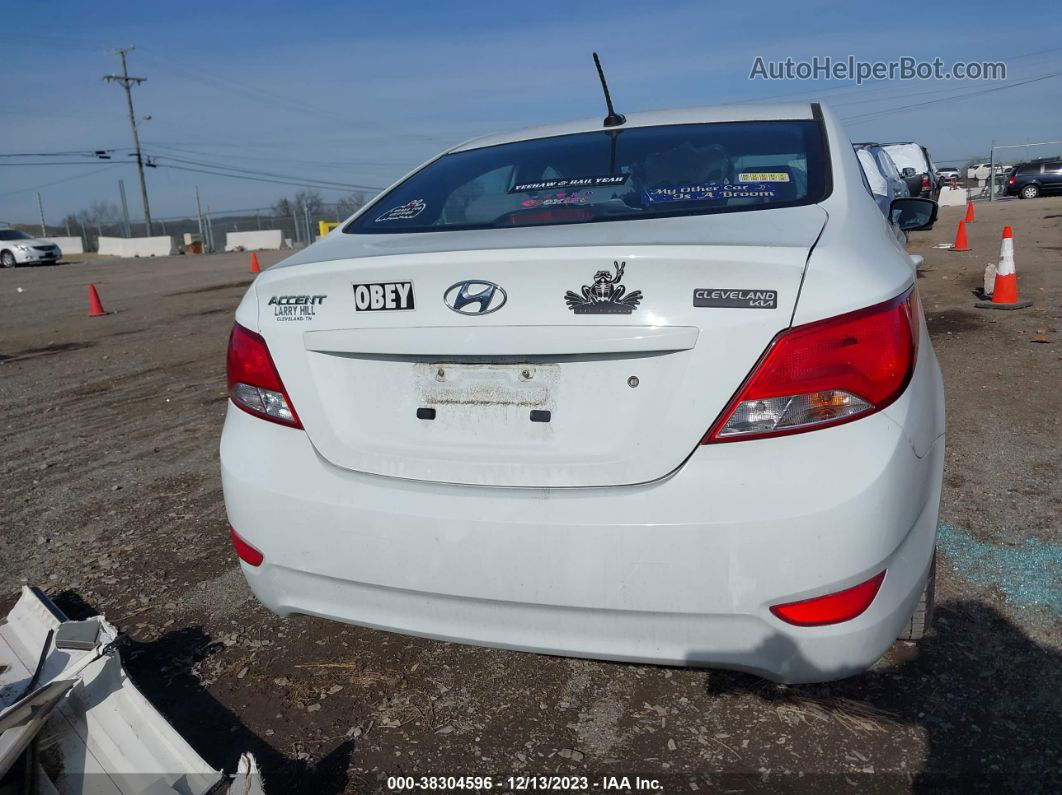 2015 Hyundai Accent Gls Белый vin: KMHCT4AE6FU876834