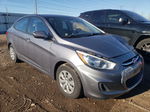 2015 Hyundai Accent Gls Gray vin: KMHCT4AE6FU879698