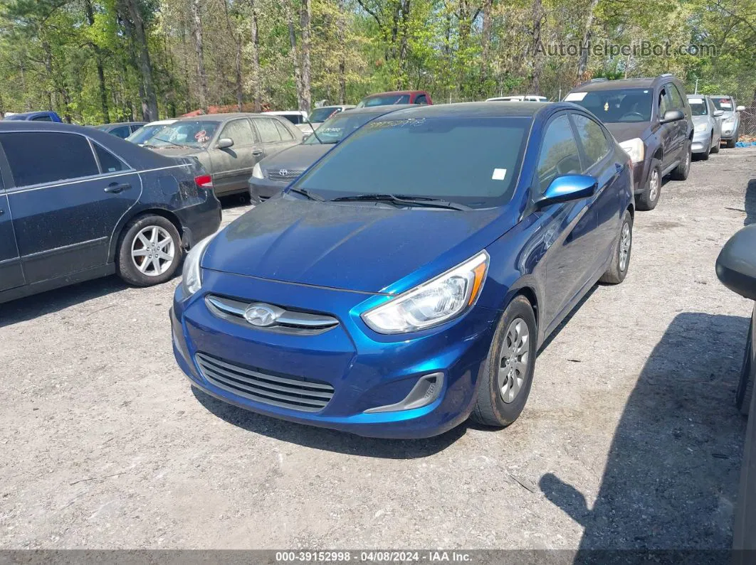 2015 Hyundai Accent Gls Blue vin: KMHCT4AE6FU880043