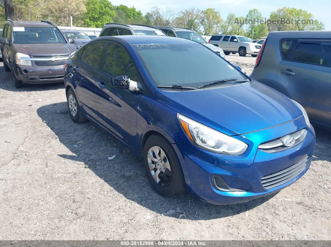 2015 Hyundai Accent Gls Blue vin: KMHCT4AE6FU880043