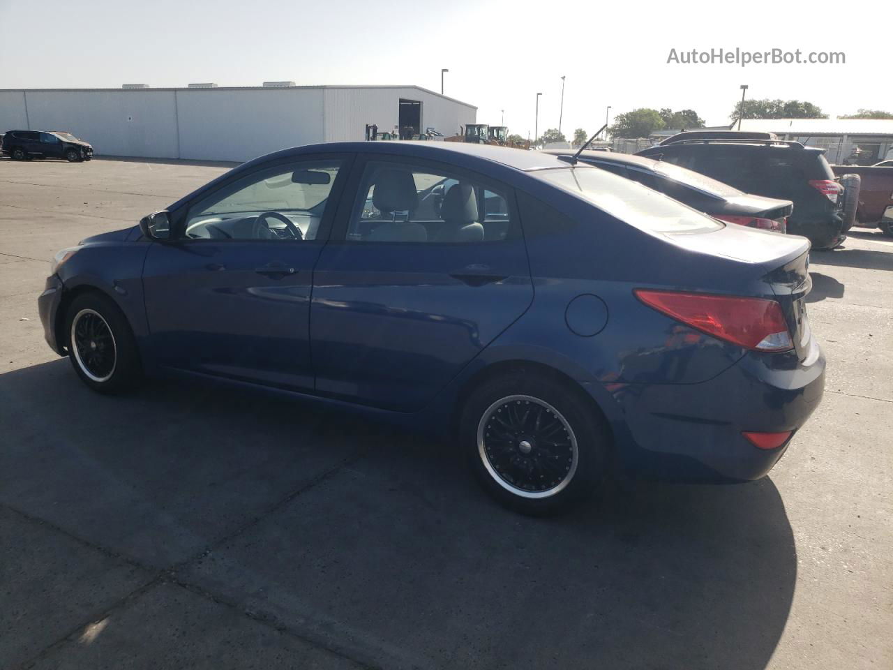 2015 Hyundai Accent Gls Синий vin: KMHCT4AE6FU887252